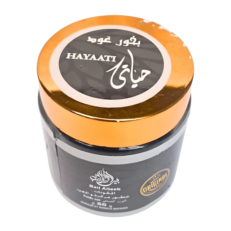 Encens Bakhour Oud Hayati 50g – Parfum Oriental Chaleureux