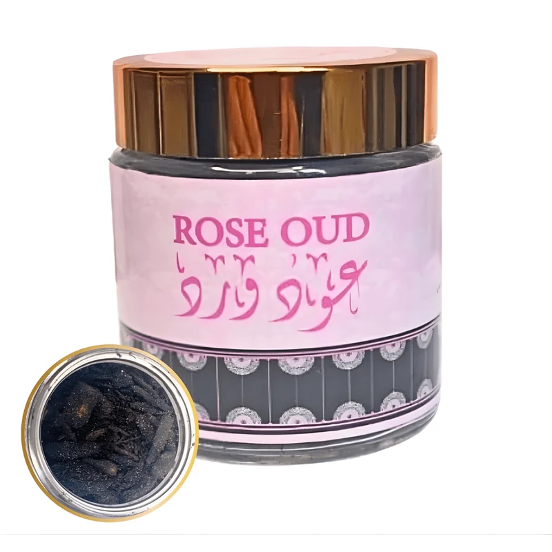 Bakhor Oud Al Ward 50g – Encens Oriental Oud & Rose