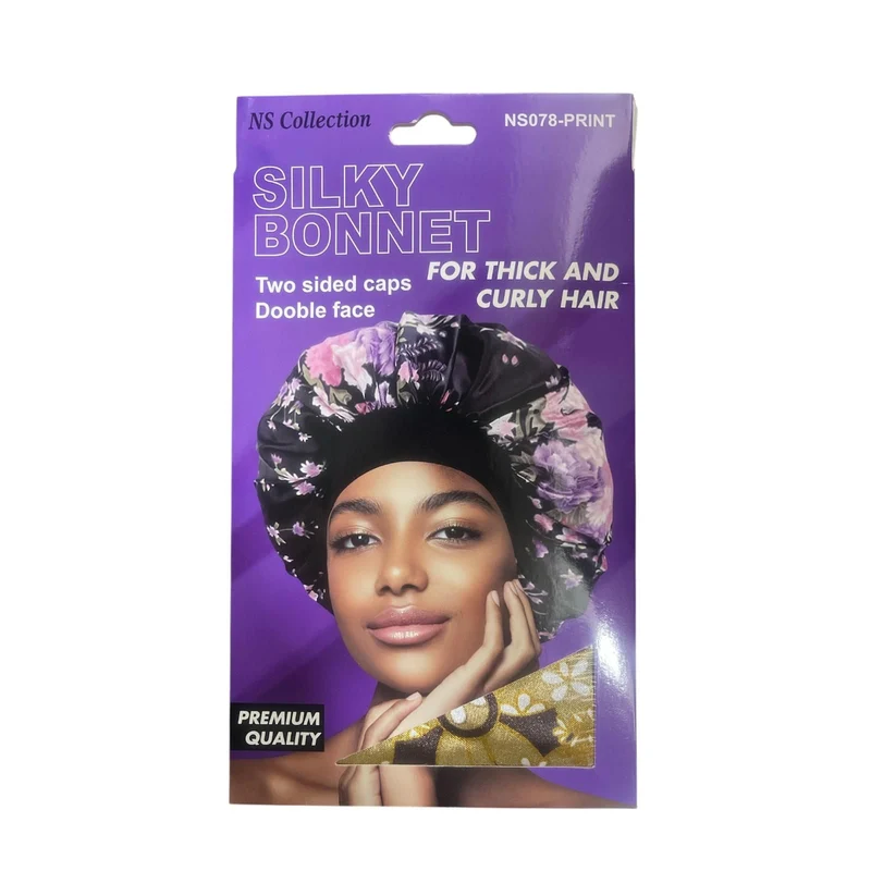 ACCESSOIRES ≡ Bonnet en Soie Double Face Avec Bande