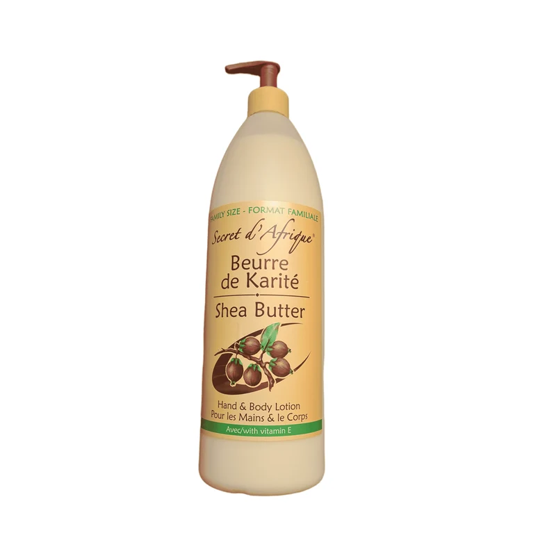SECRET D'AFRIQUE ≡ Crème Mains Et Corps Au Beurre De Karité 1000 ml
