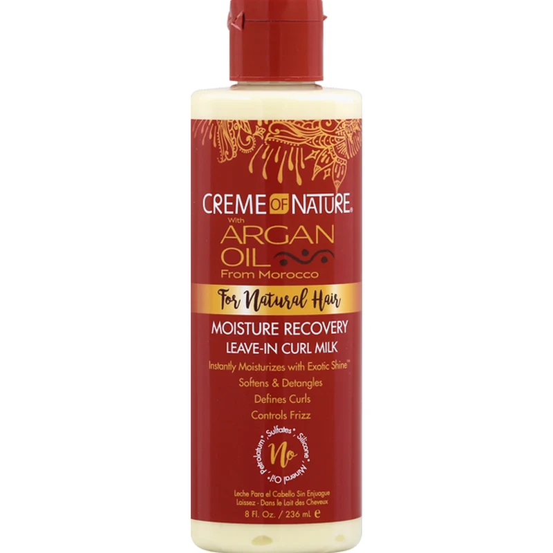 CREME OF NATURE ARGAN OIL ≡ Lait Pour Boucles Sans Rinçage