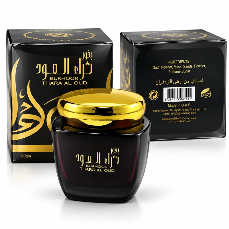 Bakhoor Thara Al Oud 80g – Encens Oriental Oud, Ambre & Santal