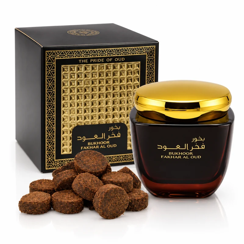 Bakhour Fakhar Al Oud 80g – Encens Oriental Oud & Épices