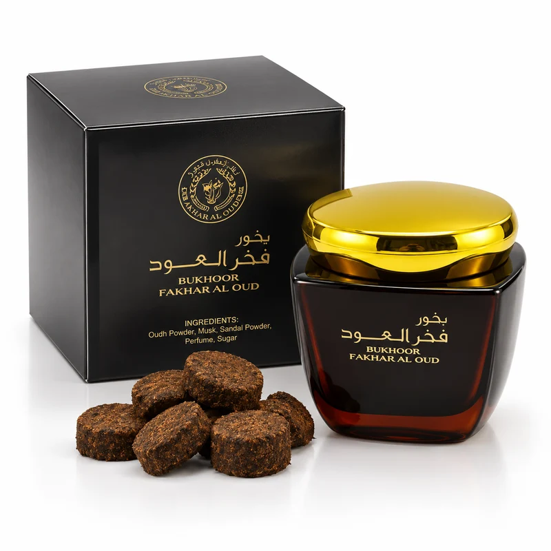 Bakhour Fakhar Al Oud 80g – Encens Oriental Oud & Épices