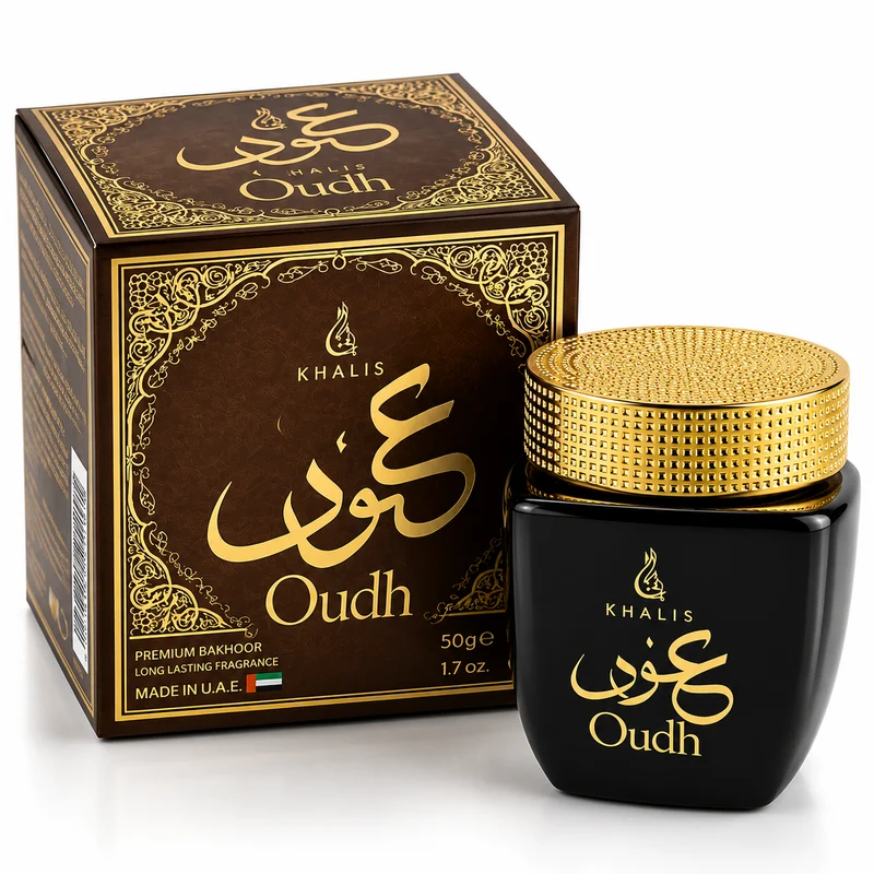 Encens Bakhoor Oudh 80g – Parfum Oriental Boisé & Musqué