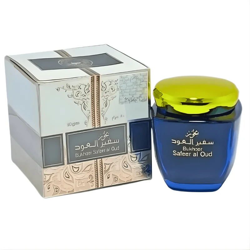 Bukhoor Safeer Al Oud 80g – Encens Oriental de Luxe Boisé & Floral
