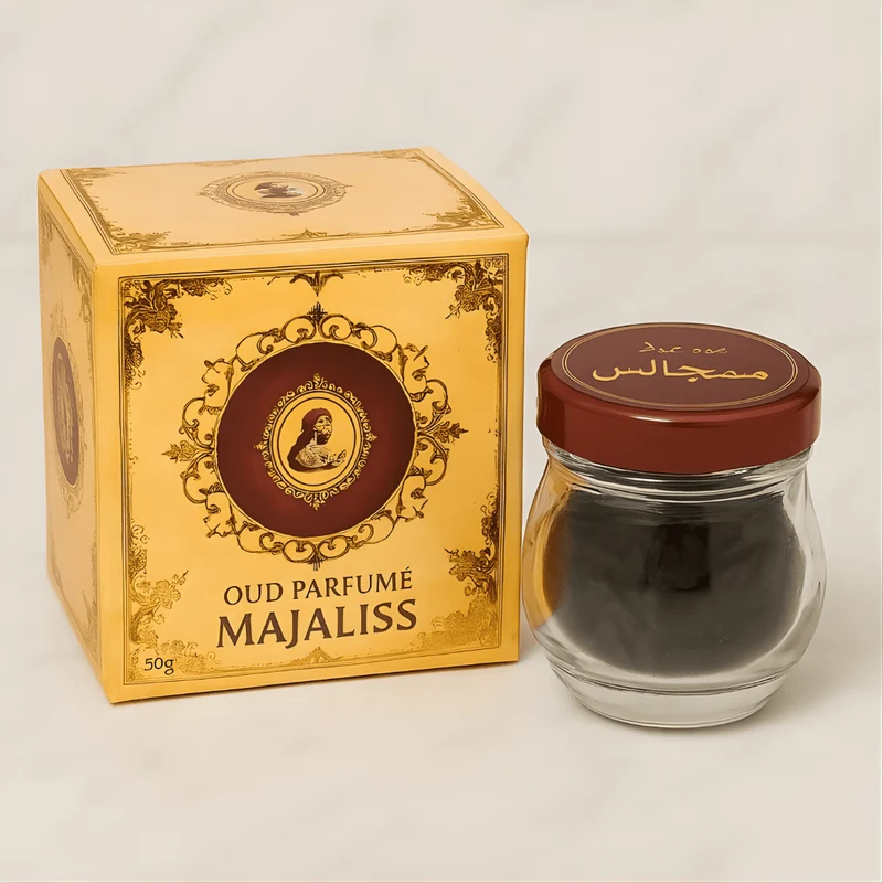 Oud Parfumé Majaliss 50g – Encens Oriental Boisé & Épicé