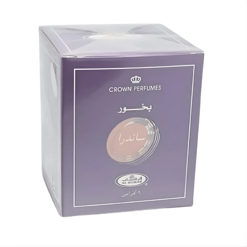 Encens Bakhoor Sandra 50g – Oud Boisé & Floral Élégant