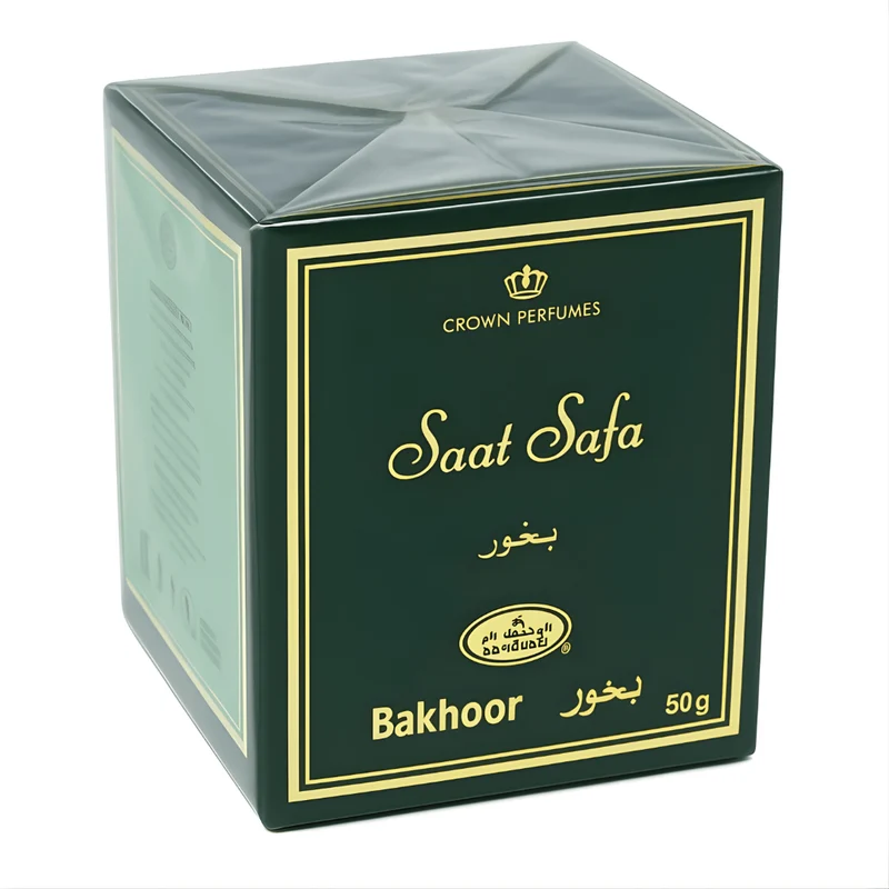 Encens Bakhoor Saat Safa 50g – Oud Boisé, Floral & Épicé