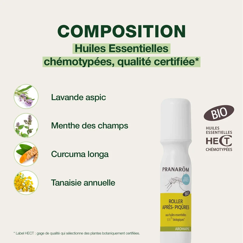 Roller apaisant après piqûres - Bio
