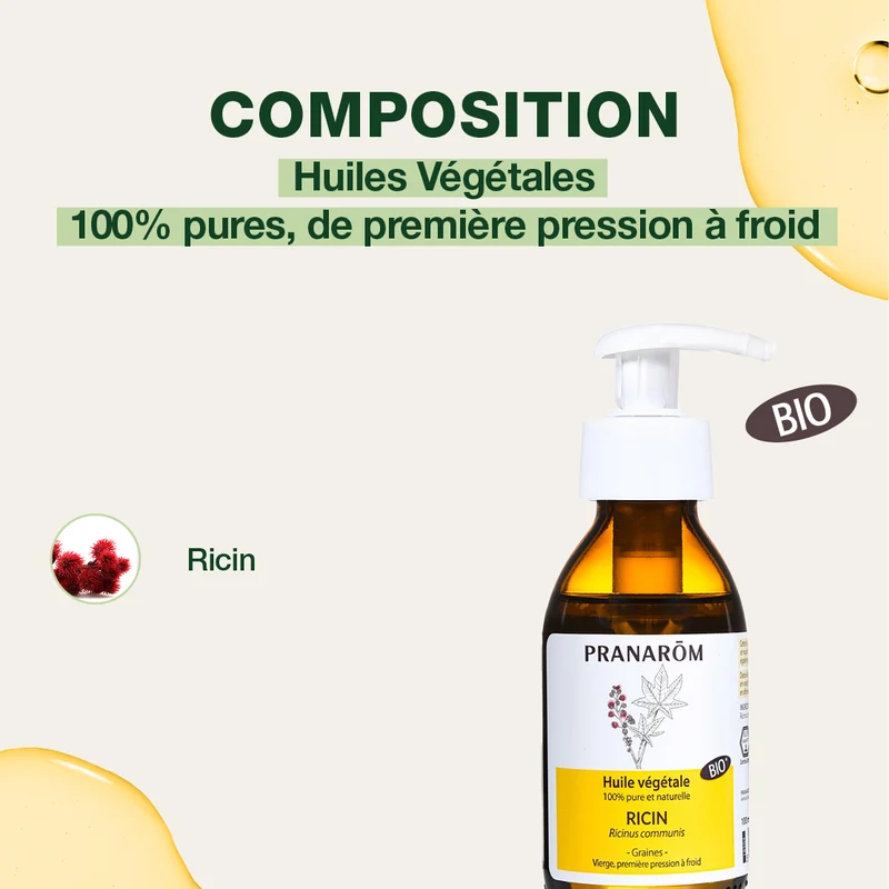 Huile Végétale de Ricin grand format - Bio