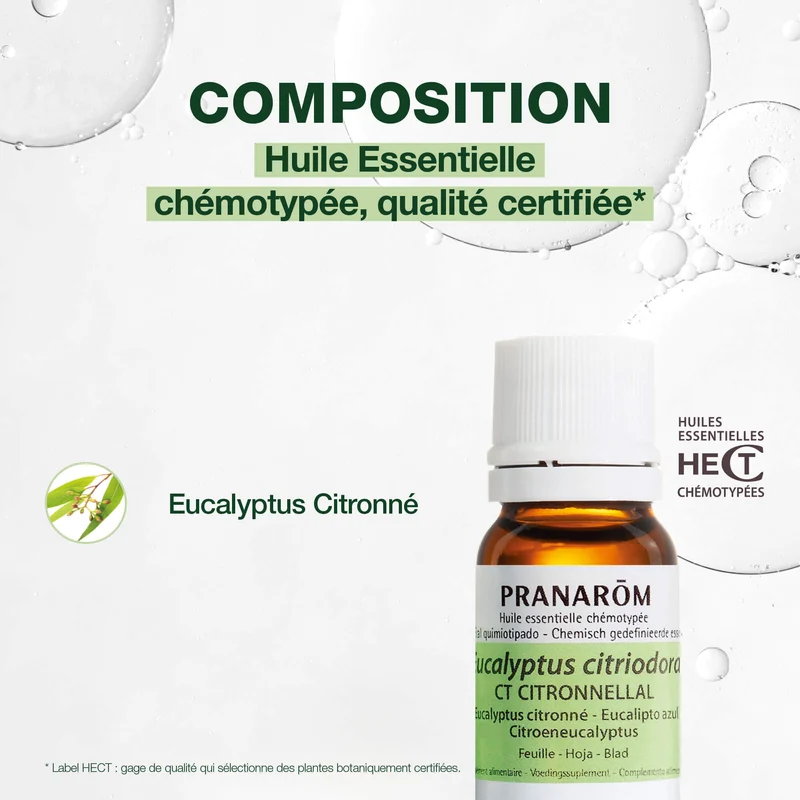 Huile Essentielle d'Eucalyptus citronné