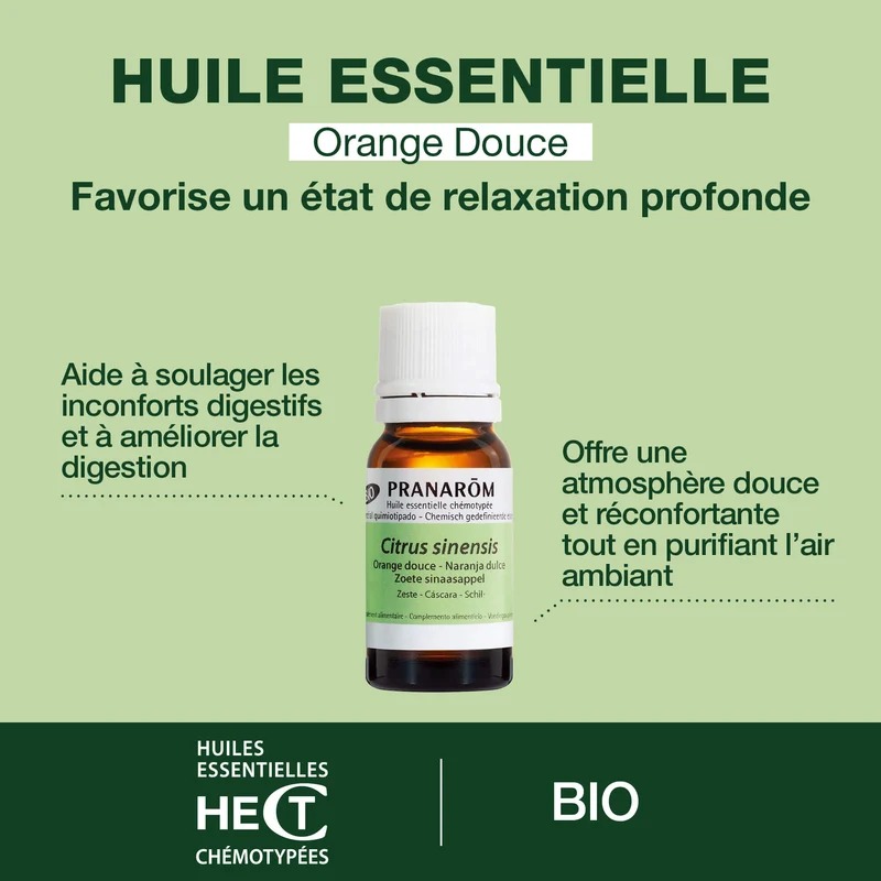 Huile Essentielle d'Orange douce - Bio
