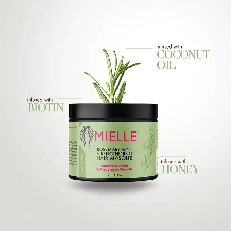 MIELLE ROSEMARY MINT ≡ Masque Fortifiant Pour Cheveux