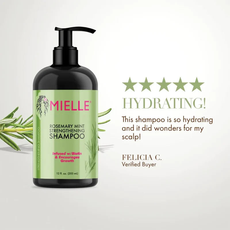 MIELLE ROSEMARY MINT ≡ Shampooing Fortifiant
