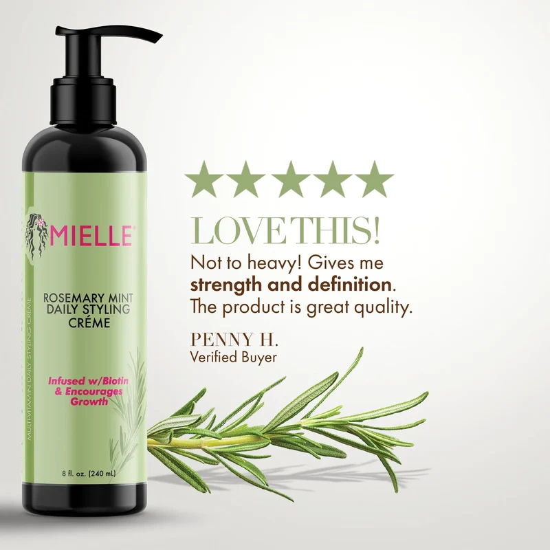 MIELLE ROSEMARY MINT ≡ Crème de Coiffage Quotidienne