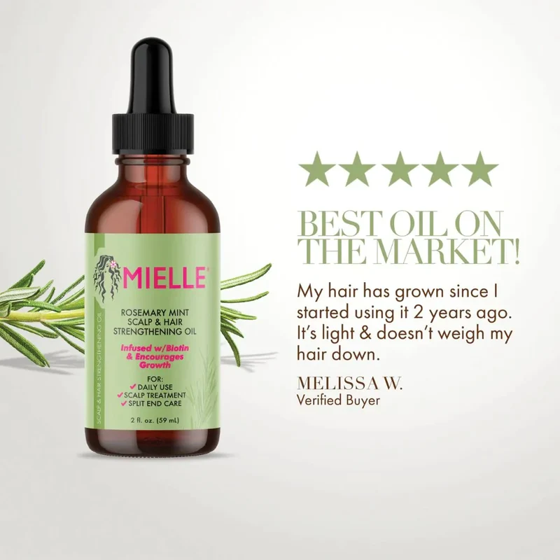 MIELLE ROSEMARY MINT ≡ Scalp & Hair Strenghtening oil