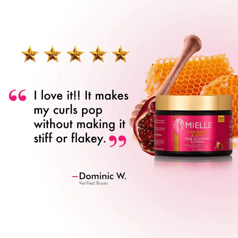 MIELLE POMEGRANATE & HONEY ≡ Crème Sculptante Pour Boucles