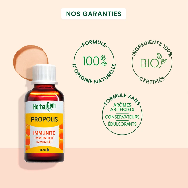 Propolis Gouttes Immunité - Bio