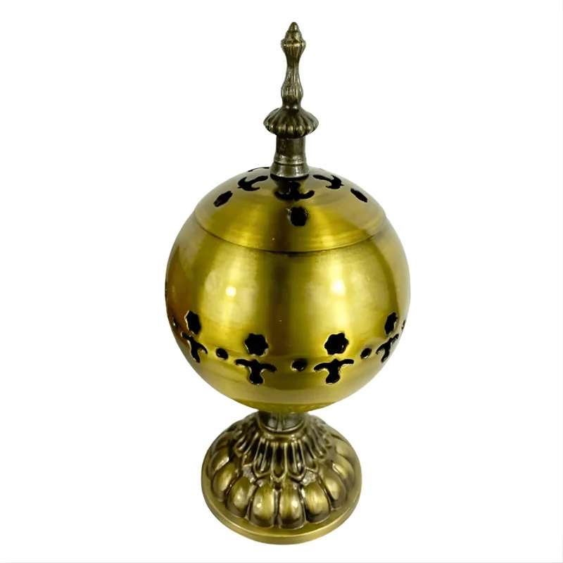 Mabkhara Dorée Mosquée – Brûleur Encens Électrique Sans Charbon