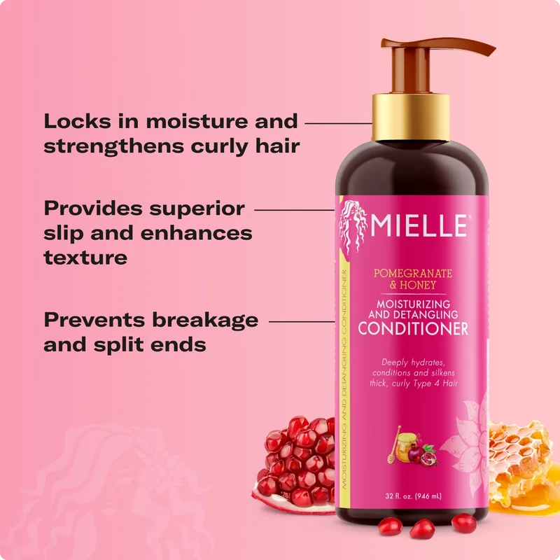 MIELLE POMEGRANATE & HONEY ≡ Après-Shampooing Hydratant et Démêlant