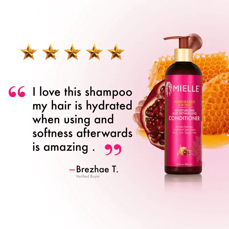MIELLE POMEGRANATE & HONEY ≡ Après-Shampooing Hydratant et Démêlant