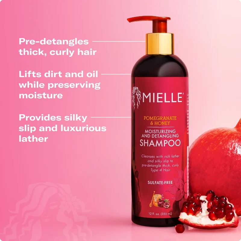 MIELLE POMEGRANATE & HONEY ≡ Shampooing Hydratant et Démêlant