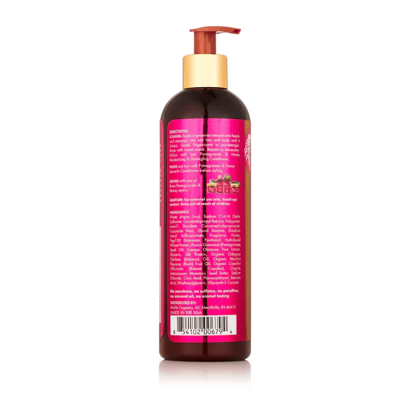MIELLE POMEGRANATE & HONEY ≡ Shampooing Hydratant et Démêlant