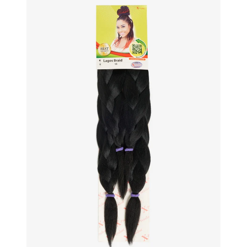 X-PRESSION ≡ Lagos Braid Pré-étirés