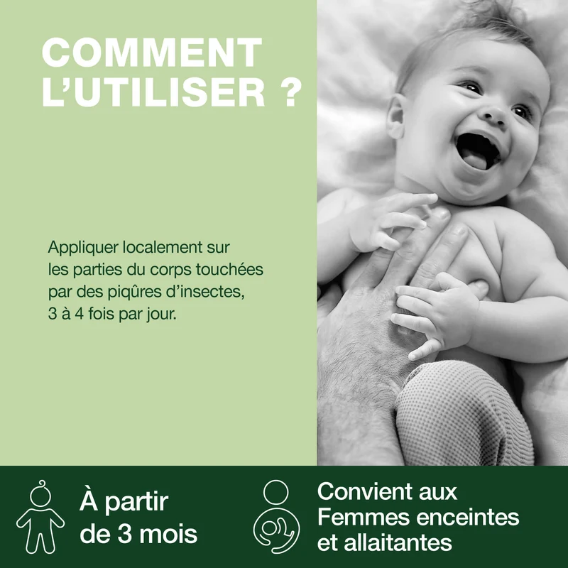Roller après piqûres bébé - Bio