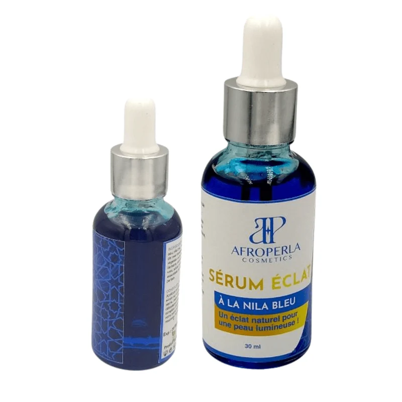 Sérum Éclat Nila Bleu 30ml – Hydratant & Éclaircissant