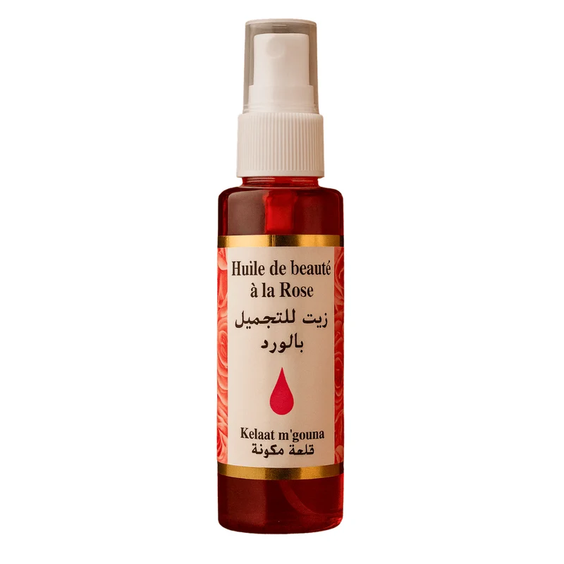 Huile de Rose Rouge Maroc 50ml – Soin Naturel