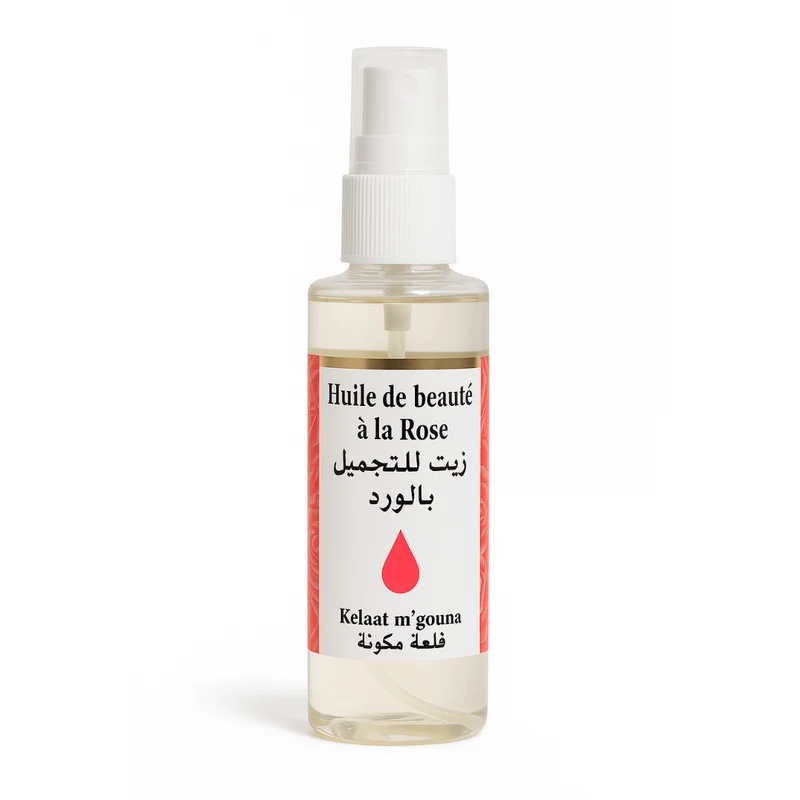Huile de Rose du Maroc 50ml – Soin Naturel