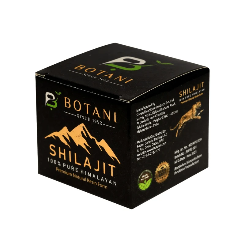 Shilajit Himalaya BOTANI – Résine Pure Ayurvédique