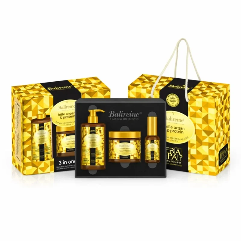 Pack Collagen et Protein Balireine Shampoing 300ml Masque 250ml Sérum 50ml