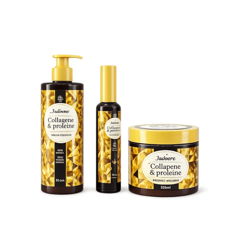 Pack Collagen et Protein Balireine Shampoing 300ml Masque 250ml Sérum 50ml