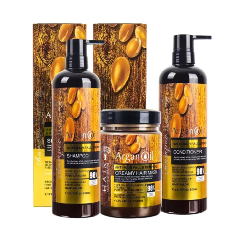 Pack Argan shampooing condition et masque