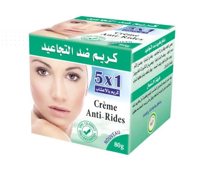 Crème Anti-Rides 80g – raffermit et hydrate la peau