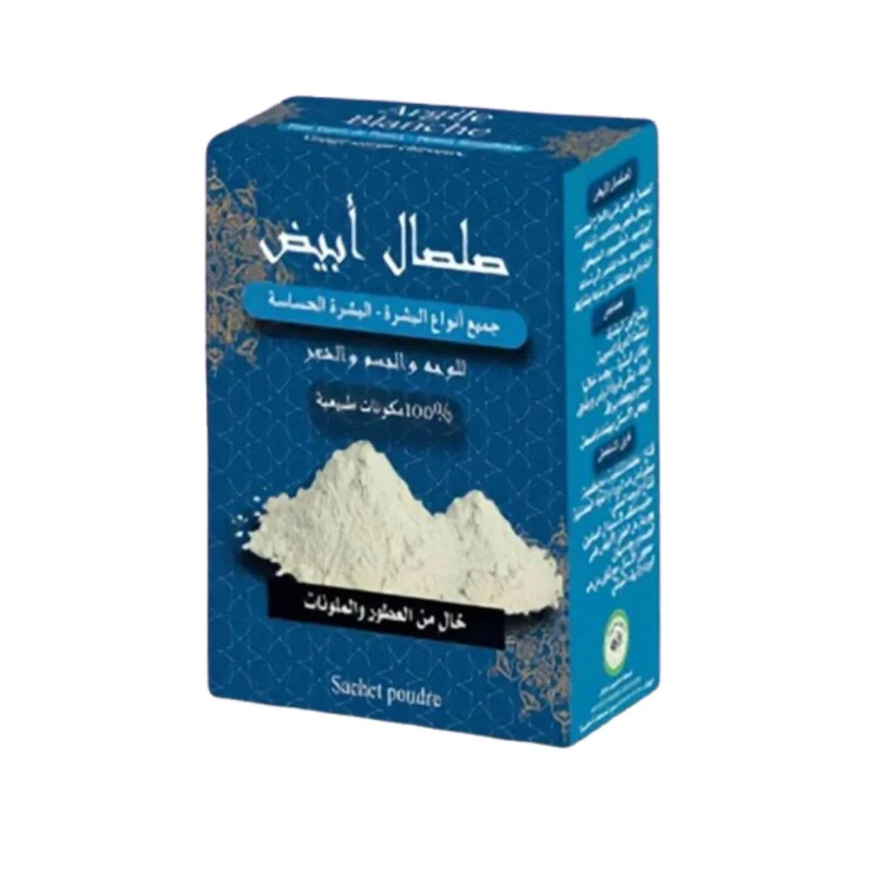 Argile visage Blanche 100g – apaisante et purifiante pour peaux sensibles