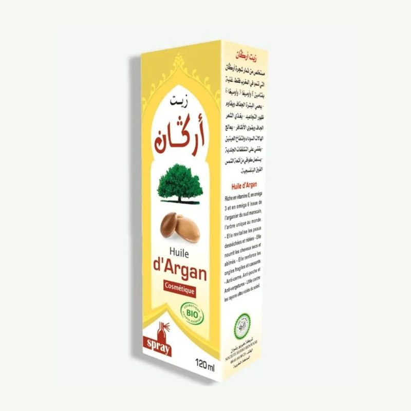 Huile d'Argan Bio en Spray 120ml – anti-âge et polyvalence beauté
