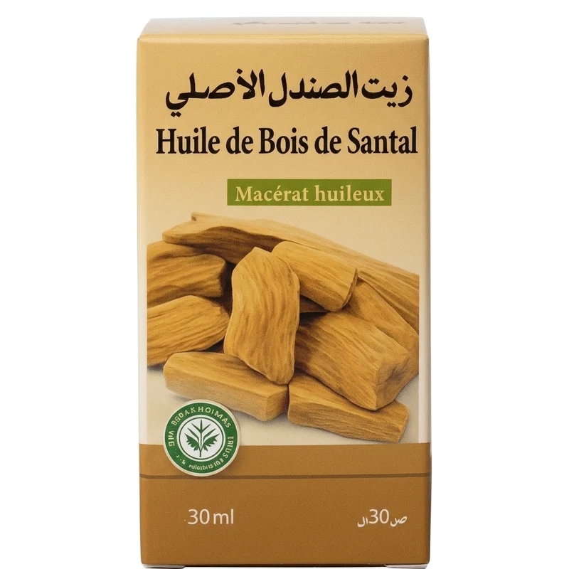 Huile de Bois de Santal 30ml – anti-âge et hydratante