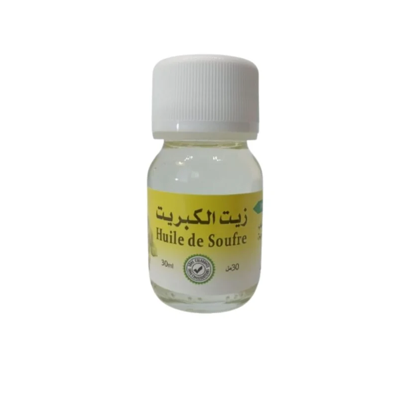 Huile de Soufre 30ml – Soin purifiant pour peaux à imperfections