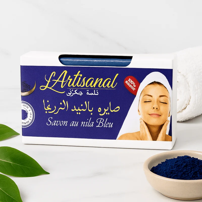 Savonnette au Nila Bleu 80g – Douceur et éclat pour la peau