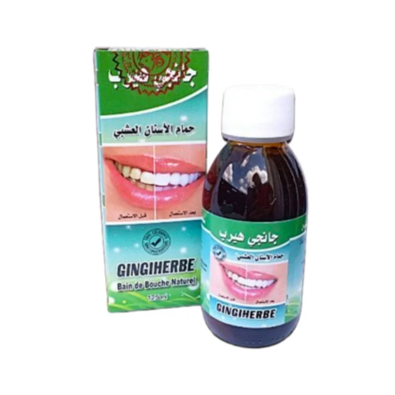 Bain de Bouche Gingiherbe 125ml – Fraîcheur naturelle aux plantes