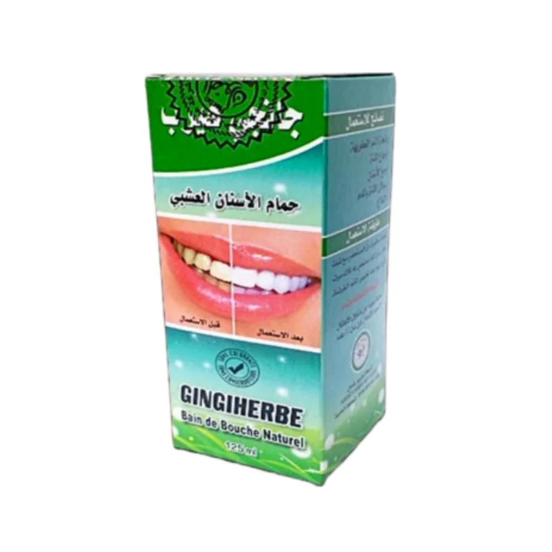 Bain de Bouche Gingiherbe 125ml – Fraîcheur naturelle aux plantes