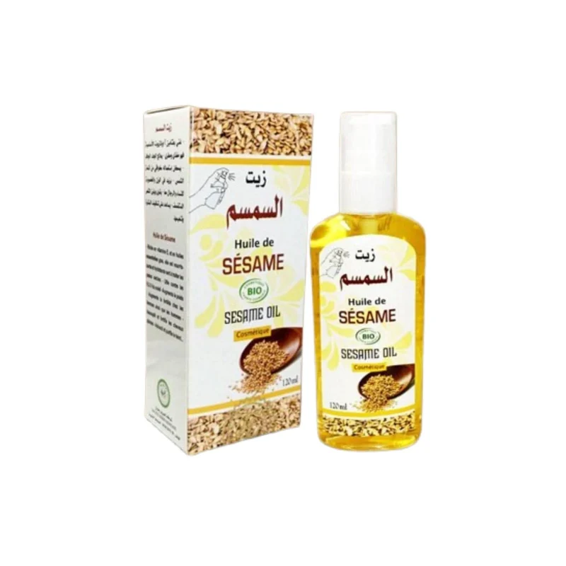 Huile de Sésame Pure en Spray 120ml – Peau, Cheveux & Cuisine