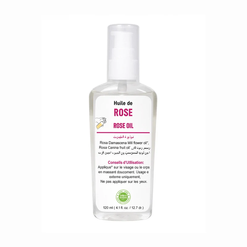 Huile de Rose Spray 120ml – Peau, cheveux & ongles