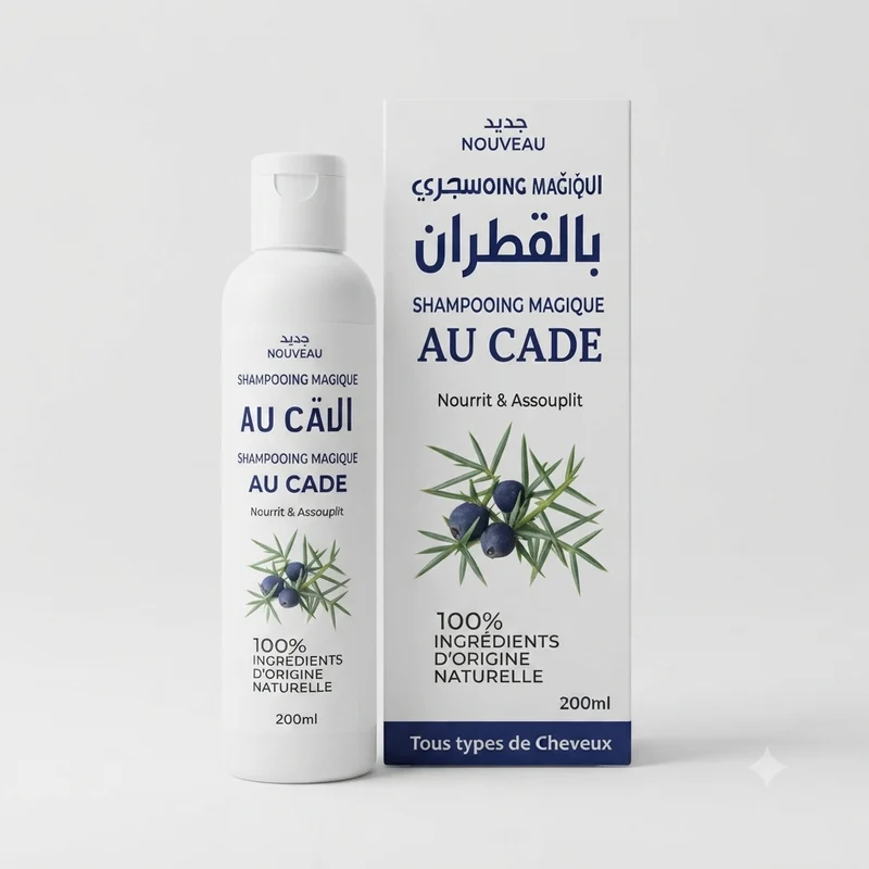 Shampooing au Cade 200ml | Purifie et Apaise le Cuir Chevelu