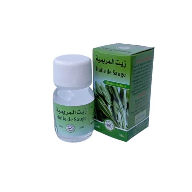 Huile Essentielle de Sauge 30ml – Peau, Cheveux & Sébum