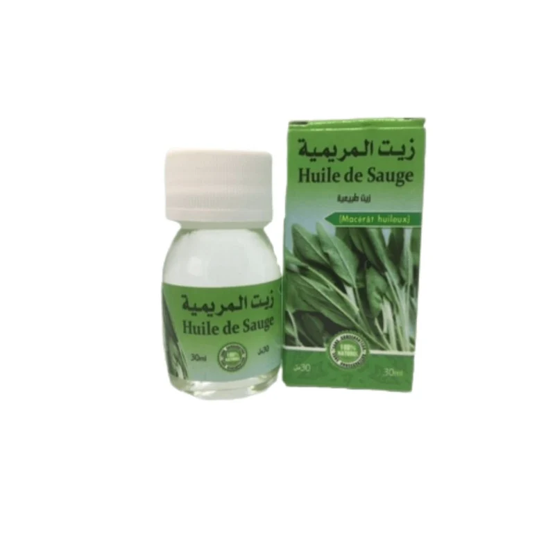 Huile Essentielle de Sauge 30ml – Peau, Cheveux & Sébum